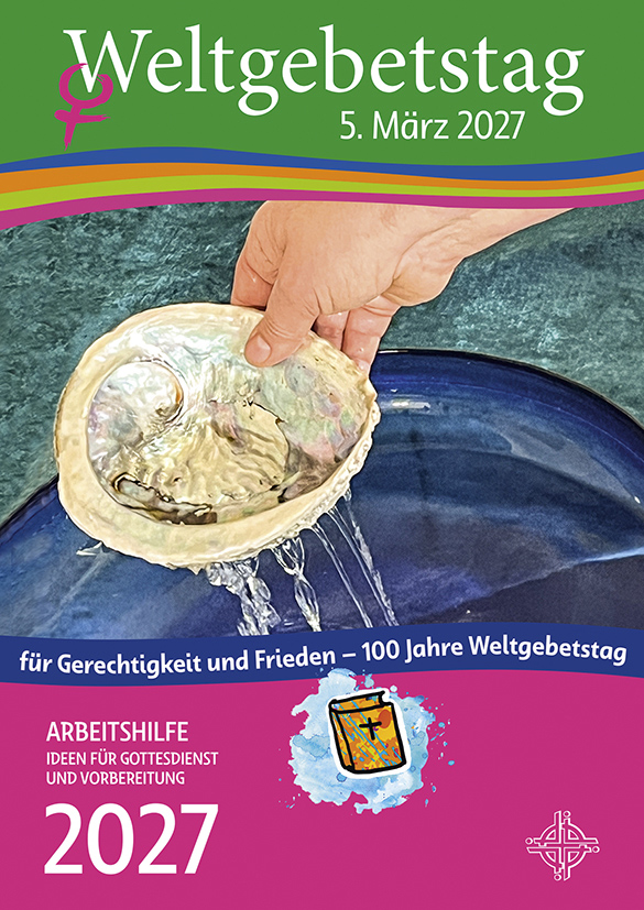 Titelblatt der Arbeitshilfe Weltgebetstag 2027
